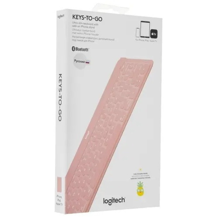 Logitech Keys-To-Go 920-010122 розовый