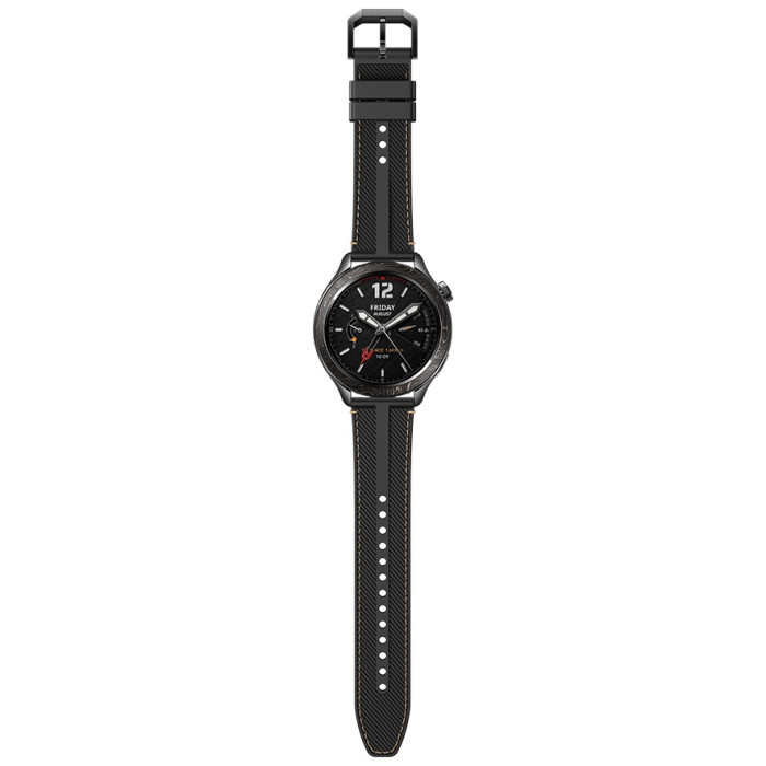 Комплект из ремешка и безеля для часов Xiaomi Watch S4 Bezel and Strap Kit-Midnight Carbon