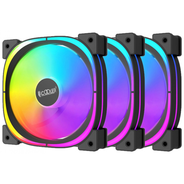 PCcooler EF120 ARGB BK 3 IN 1