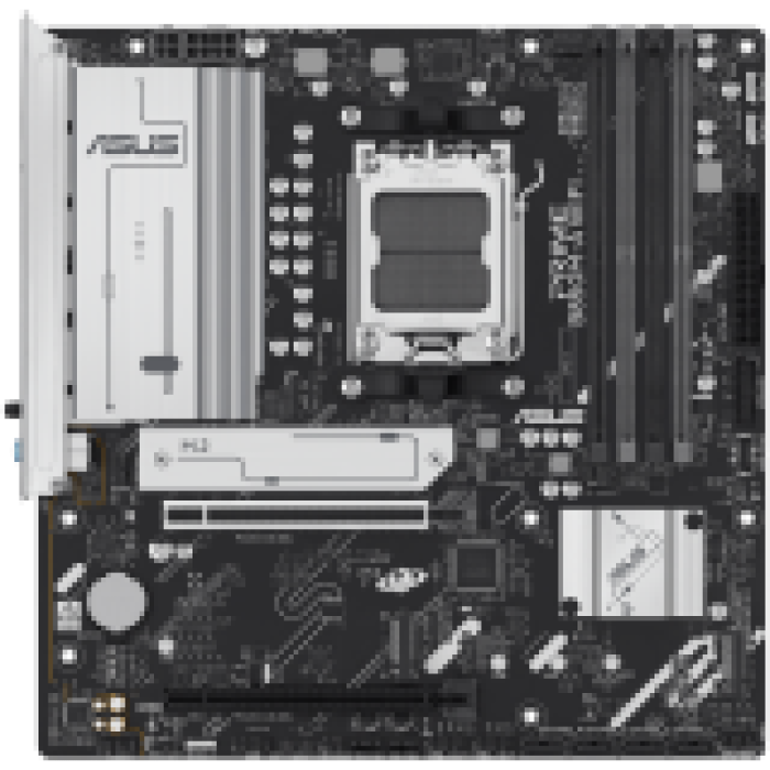 ASUS Main Desktop AMD Socket AM5 AMD B850 Chipset 4 x DIMM slots, max. 256GB 2 x DisplayPort 1 x HDMI port 1 x Wi-Fi module 3 x M.2 slots 4 x SATA mATX Form Factor<br>