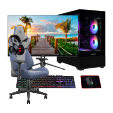Core i5-14400F-2.5GHz/B760/RAM 32GB/SSD 1TB (M.2)/RTX5060-8GB/no DVD/600W/Монитор 27' Sanc 240Hz