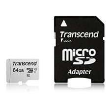 Карта памяти MicroSD 64GB Class 10 U1 Transcend TS64GUSD300S-A<br>TS64GUSD300S-A

Внешний вид
Размеры (макс.)	11 mm x 15 mm x 1 mm (0.43