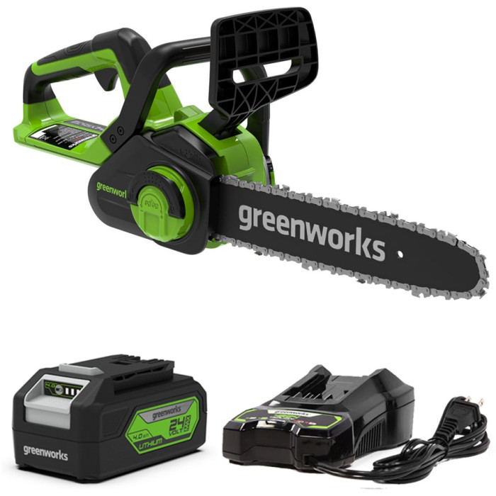 Цепная пила аккумуляторная Greenworks 40V 30 смс 1x АКБ 4Ач и ЗУ