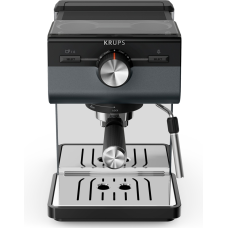 Кофеварка Krups Authentic+XP384G10 черный, серебристый