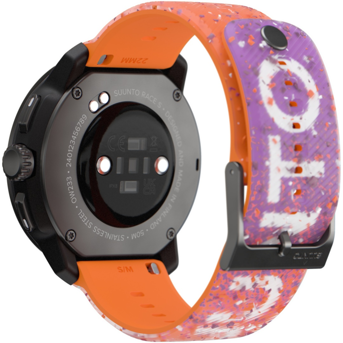 Suunto RACE S POWER ORANGE (SS051016000) 45 мм черный-оранжевый