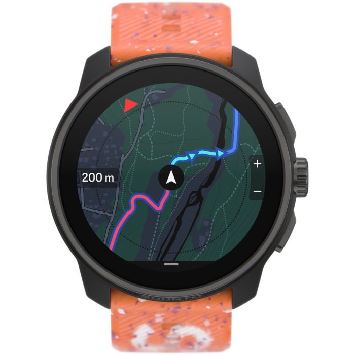 Suunto RACE S POWER ORANGE (SS051016000) 45 мм черный-оранжевый