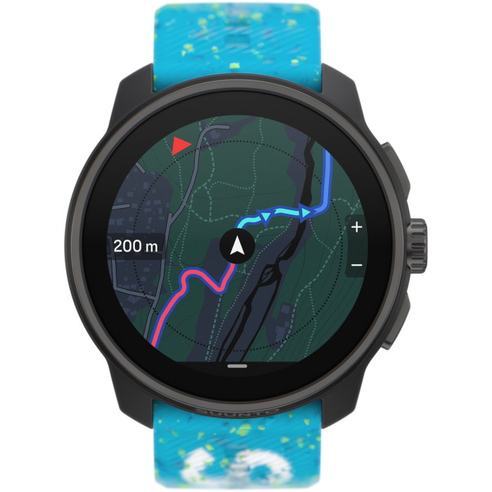 Suunto RACE S POWER BLUE (SS051015000) 45 мм черный-голубой