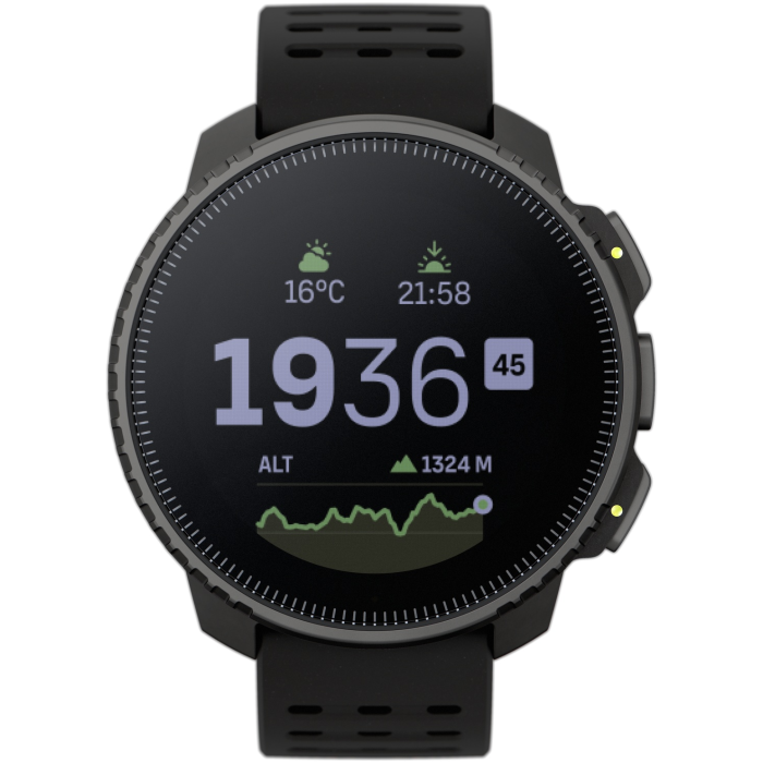 Suunto VERTICAL SOLAR ALL BLACK (SS050978000) 49 мм черный-черный