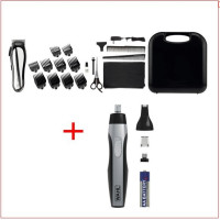 Машинка для стрижки волос Wahl Lithium-Ion Cordless + Wahl Nose trimmer серебро-черный