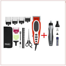 Машинка для стрижки волос Wahl Close Cut Pro красный + Wahl Nose trimmer