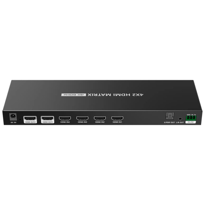 Матричный коммутатор Lenkeng LKV422 (4K, 4x2)<br>72039