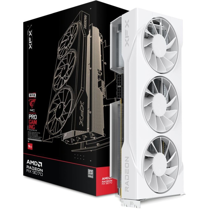 XFX RX 9070 Swift OC White Triple Gaming Edition RX-97SWFT3W7 16 Гб