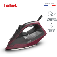 Tefal Express Steam FV2846E0 черный, красный