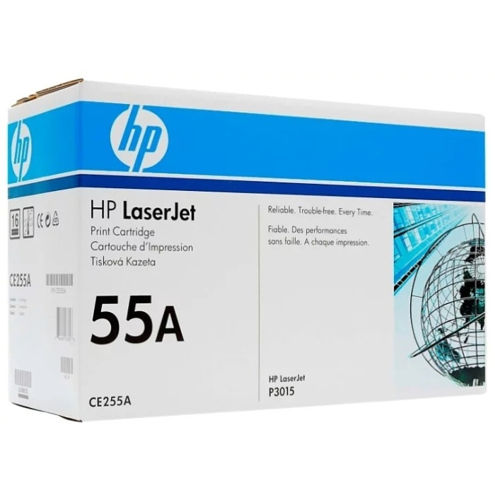 HP CE255A черный