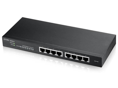 Smart L2 Gigabit Switch Zyxel NebulaFlex GS1915-8, 8xRJ-45: 1G, desktop, fanless