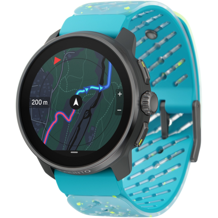 Suunto Race S Titanium Courtney SS051153000 45 мм черный-голубой