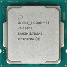 Процессор Intel Core i3-10105 3,7GHz (4,4GHz) 6Mb 4/8 Core Comet Lake UHD 630 65W FCLGA1200 Tray