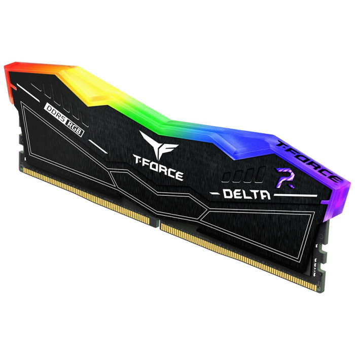 Модуль памяти Team Group T-Force Delta RGB 16Gb DDR5 6000MHz, CL38, 1.25V, FF3D516G6000HC38A01, RTL