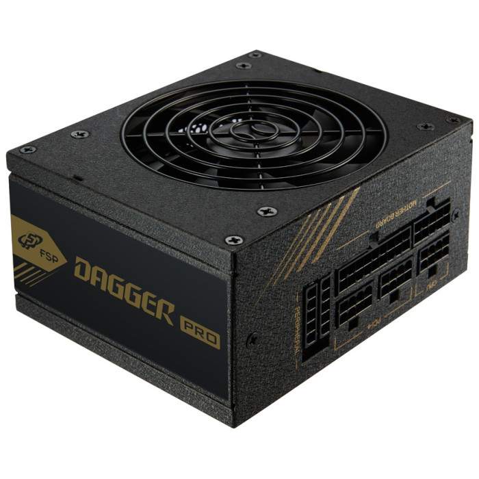 БП FSP DAGGER PRO 850W, SDA2-850, 850W, 80 PLUS Gold, Full Modular, compliant with SFX12V V3.3, PCIe 5.0,Black,Retail