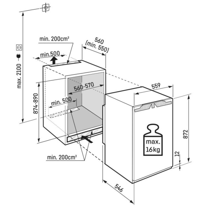 Liebherr IRSe 3900 белый