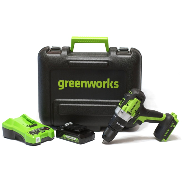 Greenworks дрель-шуруповерт 3704107UA