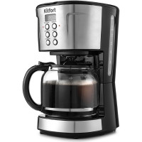 Кофеварка Kitfort KT-731 серебристый