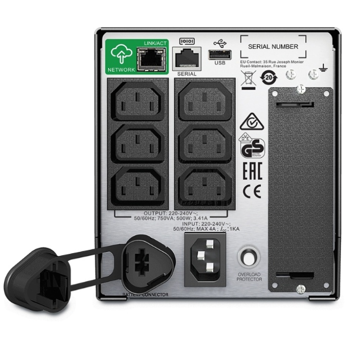Источник бесперебойного питания APC by Schneider Electric Smart-UPS SMT750IC