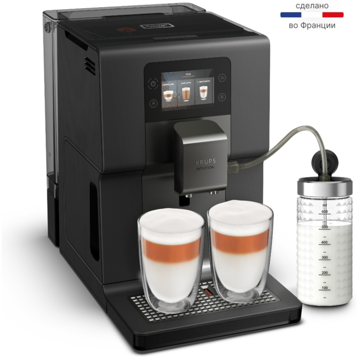Кофемашина Krups Intuition Preference+ EA875E10 серебристый