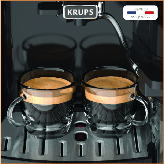Кофемашина Krups Intuition Preference+ EA875E10 серебристый