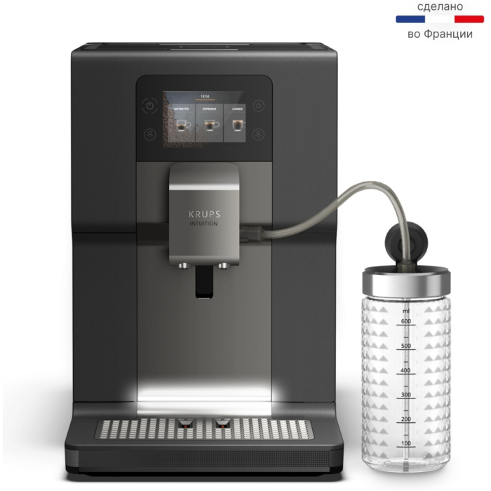 Кофемашина Krups Intuition Preference+ EA875E10 серебристый