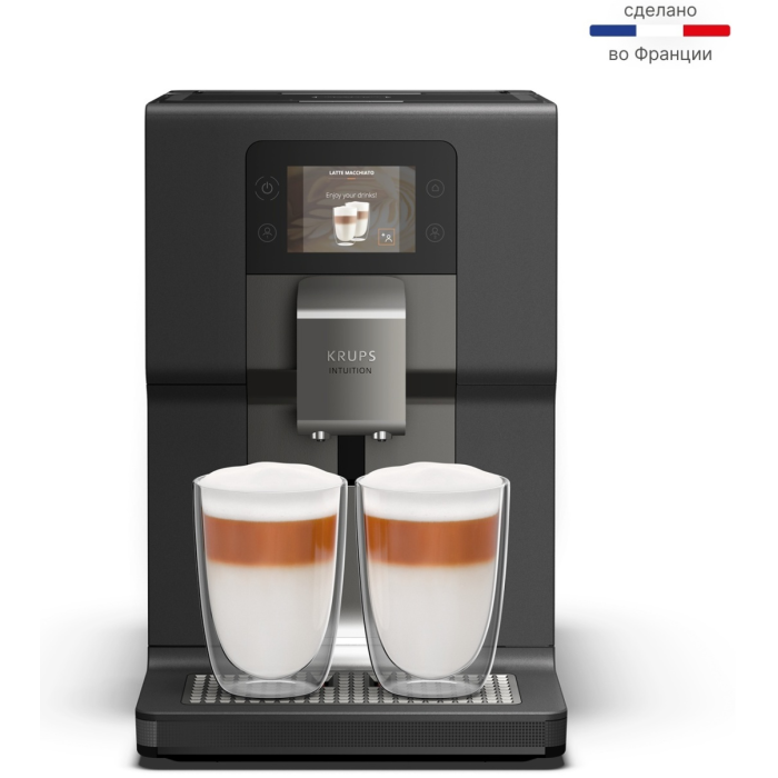 Кофемашина Krups Intuition Preference+ EA875E10 серебристый