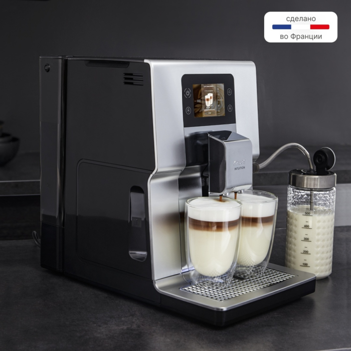 Кофемашина Krups Intuition Preference+ EA875E10 серебристый