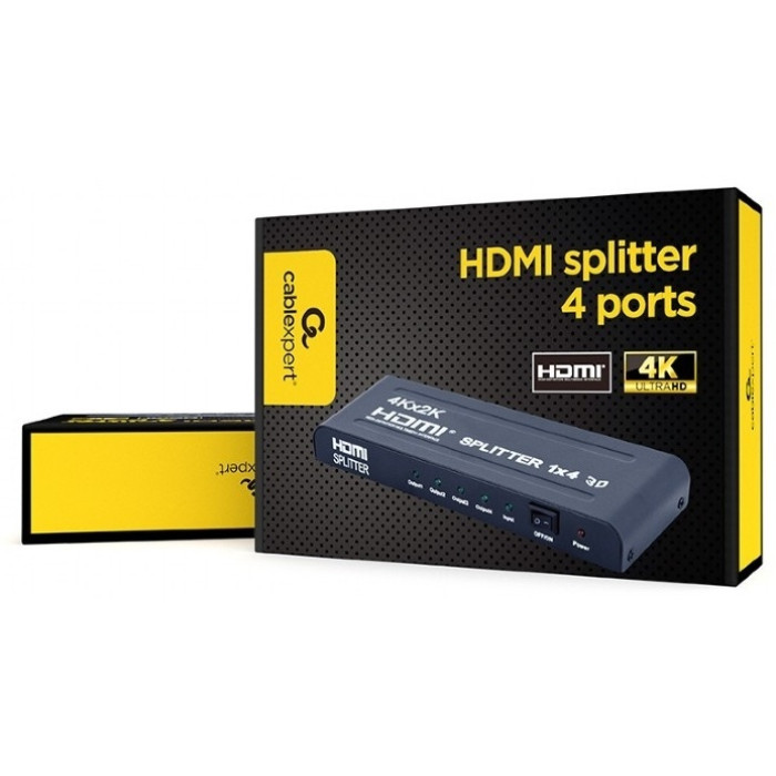 Переходник Cablexpert DSP-4PH4-02 HDMI - HDMI
