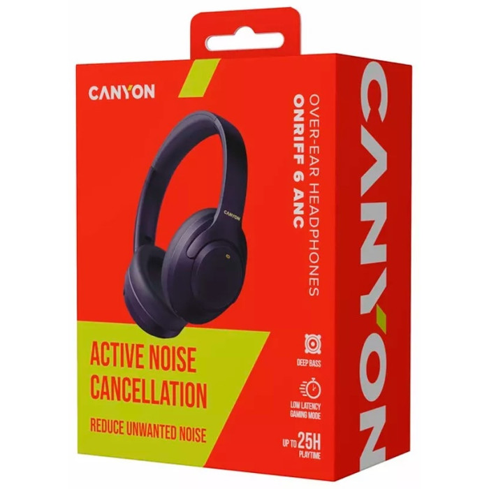 Наушники Canyon OnRiff 6 ANC черный