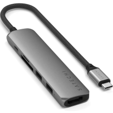 Док-станция Satechi 6-in-1 USB-C Slim Multiport серый