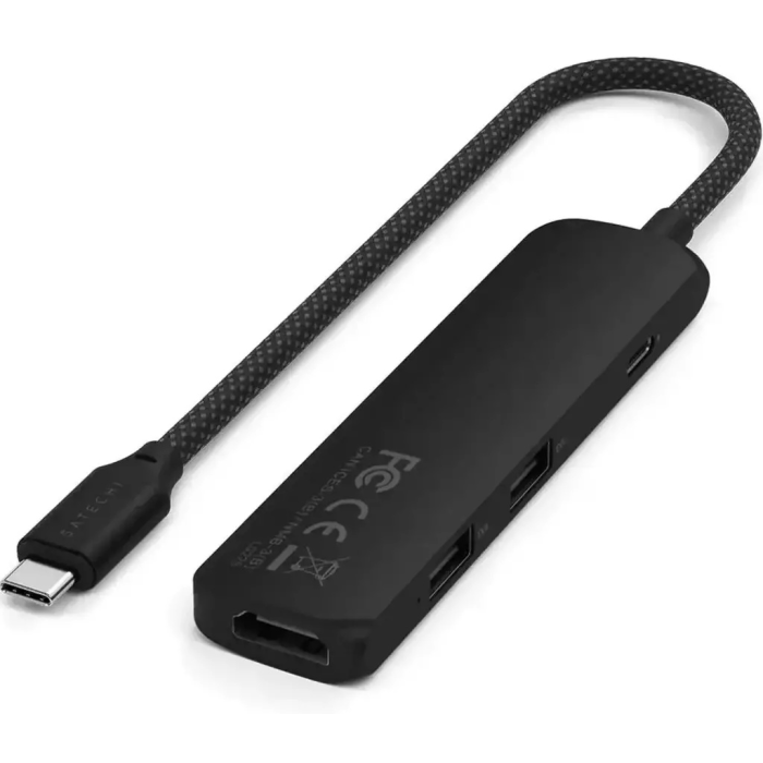 Док-станция Satechi 4-in-1 USB-C Slim Multiport черный