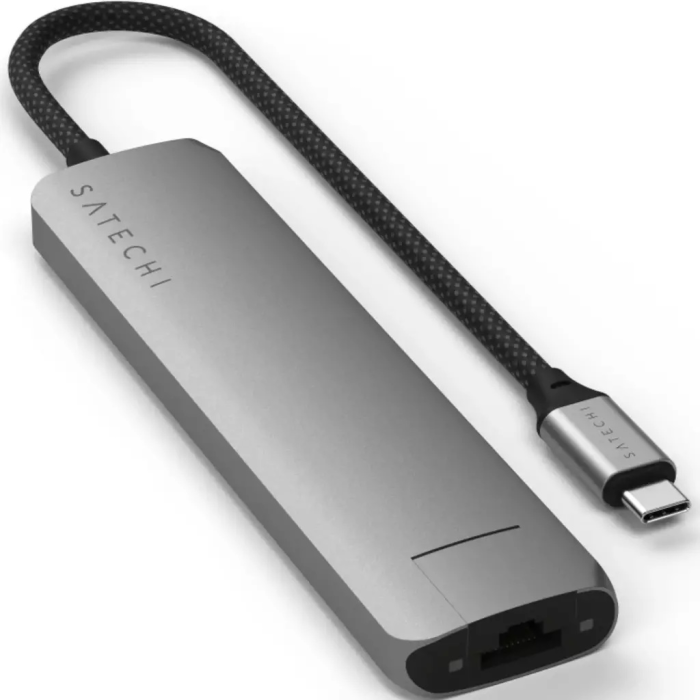 Док-станция Satechi 7-in-1 USB-C Slim серый