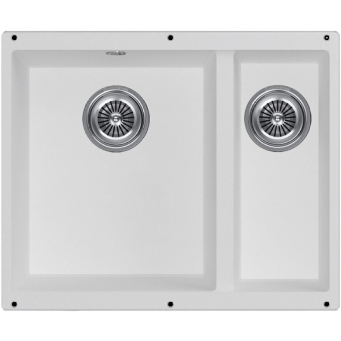 KuchenStern UNDER 60-2 Ku-Granit белый 102WH10 (KS-800110) подстольная 55.5х46х19 см, искусственный гранит, тон белый