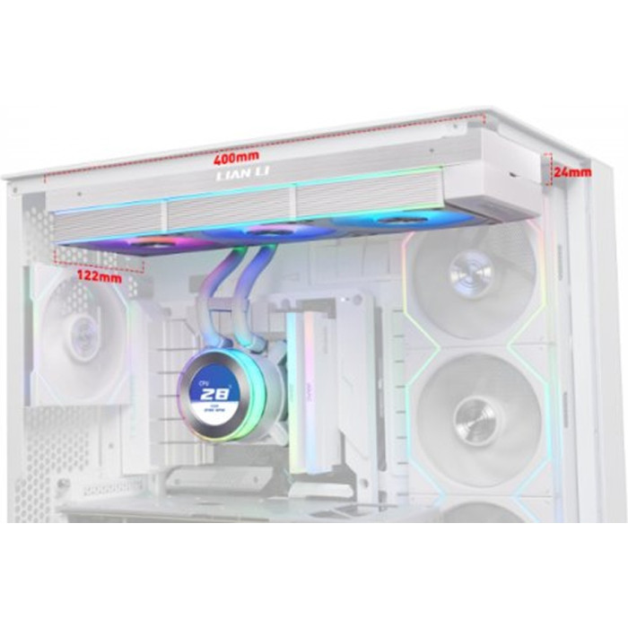 Кулер LIAN LI Hydroshift ll LCD-C 360CL White G89.GHS2LCD36RW.00