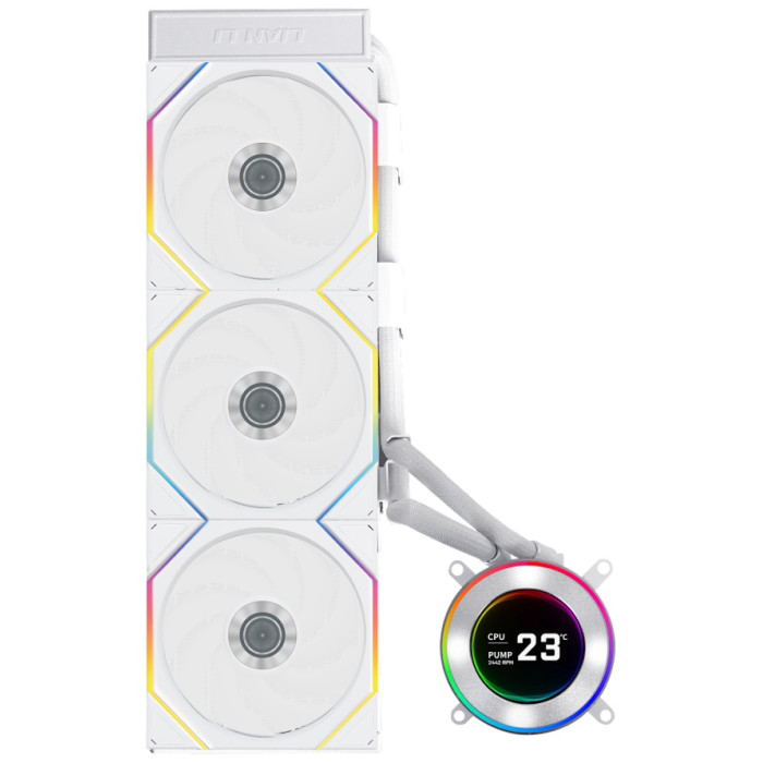 Кулер LIAN LI Hydroshift ll LCD-C 360TL White G89.GHS2LCD36TW.00