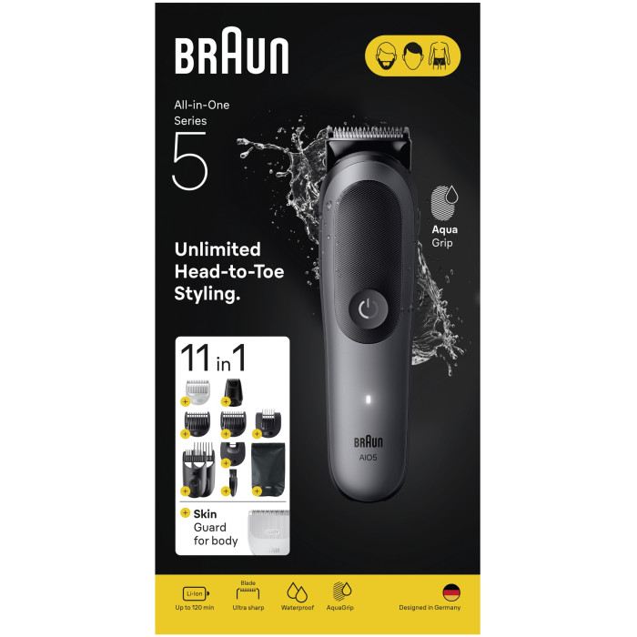 Braun триммер для бороды и усов AIO5560