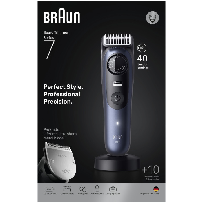 Braun триммер для бороды и усов BT7540