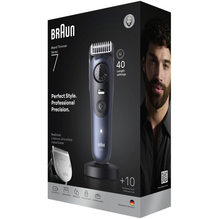 Braun триммер для бороды и усов BT7540
