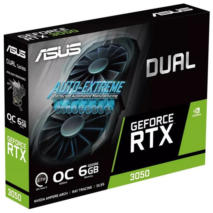 ASUS RTX 3050 Dual OC DUAL-RTX3050-O6G 6 Гб