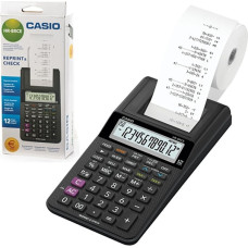 CASIO HR-8RCE-BK-W-EC, 12-разрядный, черный