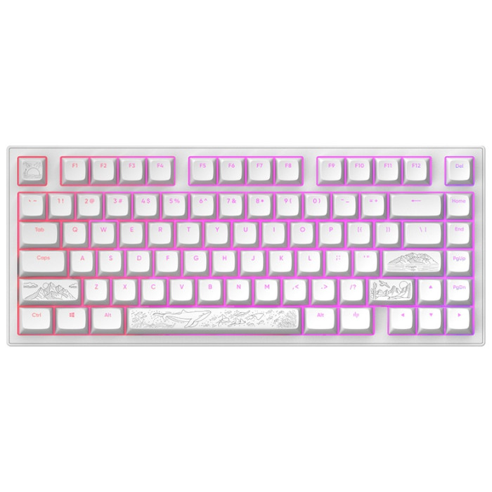 Клавиатура Dark Project ALU81A Terra Nostra White<br>78333