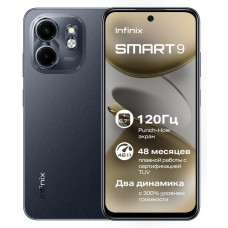 Infinix Smart 9 3 ГБ/64 ГБ черный