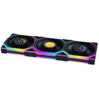 LIAN LI UNI FAN SL Wireless LCD Reverse Blade Black 3x120mm, G99.12RSLLCD1W3B.00