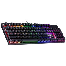 Клавиатура игровая механическая Defender Axeman GK-302 RU черный<br>Тип товара - игровой
Тип клавиатуры - Механическая
Переключатели - OUTEMU+RED
Тип подключения - проводной
Интерфейс подключения - USB
Количество клавиш - 104 шт.
Количество дополнительных