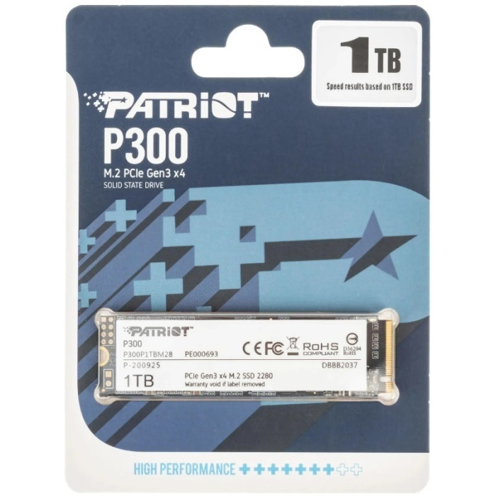 Patriot P300 M2 2280 P300P1TBM28 1TB